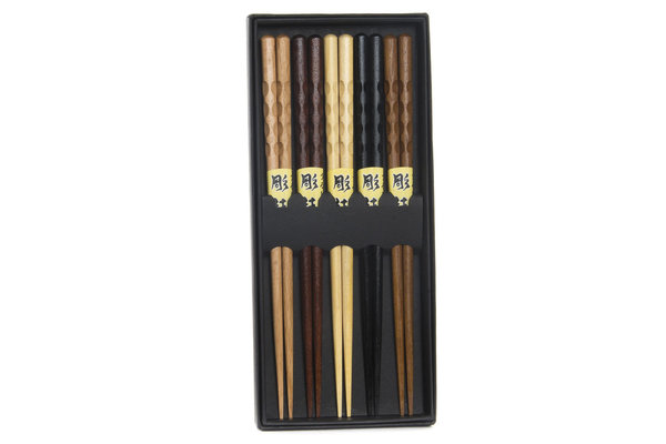 Set 10 palillos de madera para sushi